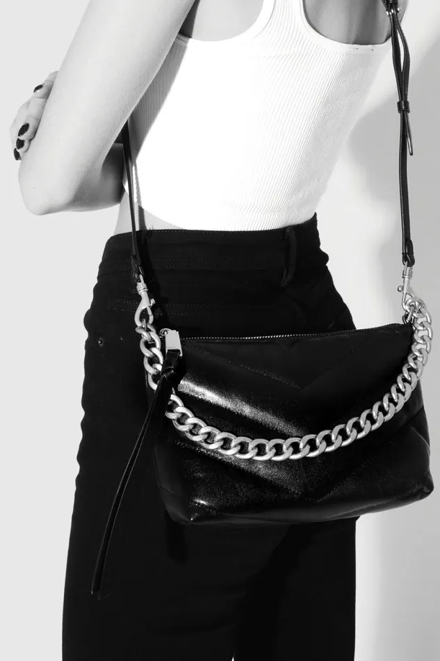 Handbags Crossbody Bags Rebecca Minkoff Edie Crossbody With Chain Camel