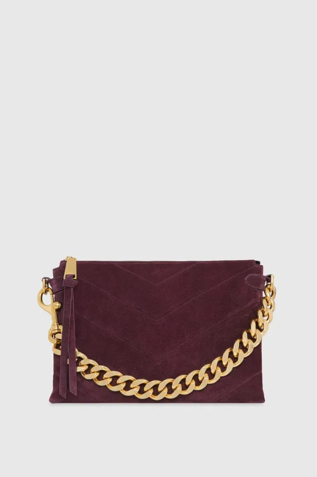 Handbags Crossbody Bags Rebecca Minkoff Edie Maxi Crossbody Garnet