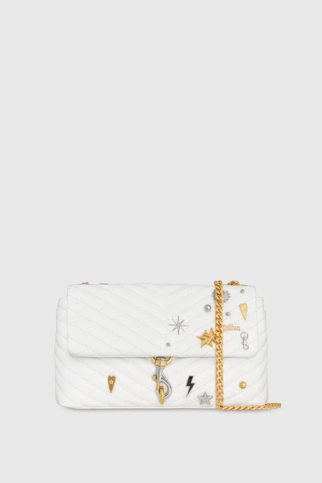 Handbags Crossbody Bags Rebecca Minkoff Edie Medium Crossbody With Celestial Studs Paper Handbags Crossbody Bags Rebecca Minkoff Edie Medium Crossbody With Celestial Studs Paper