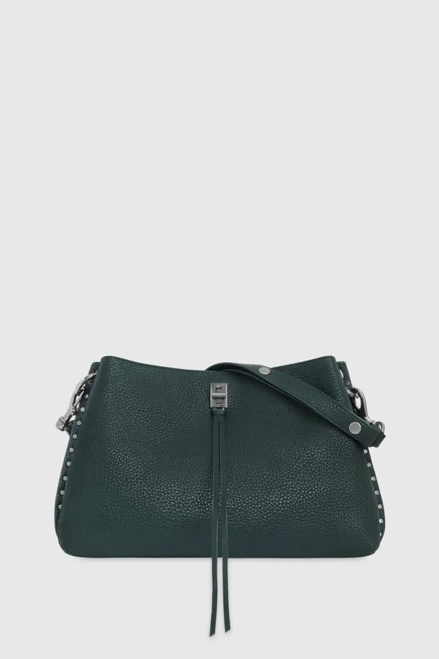 Handbags Shoulder Bags Rebecca Minkoff Darren EW Shoulder Bag Deep Jadegunmetal Handbags Shoulder Bags Rebecca Minkoff Darren EW Shoulder Bag Deep Jadegunmetal