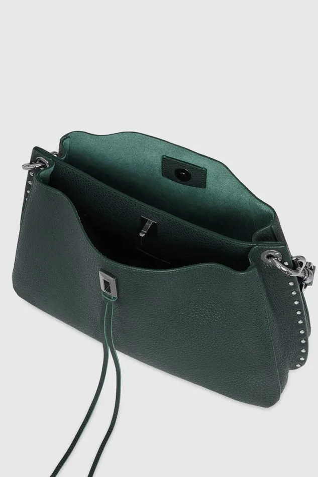 Handbags Shoulder Bags Rebecca Minkoff Darren EW Shoulder Bag Deep Jadegunmetal Handbags Shoulder Bags Rebecca Minkoff Darren EW Shoulder Bag Deep Jadegunmetal