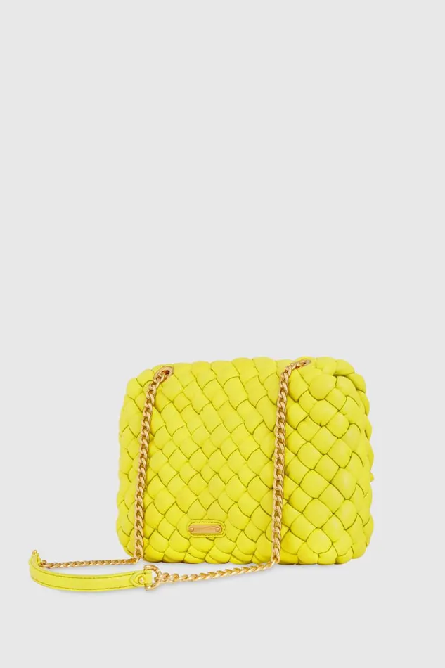 Handbags Shoulder Bags Rebecca Minkoff Edie Woven Shoulder Bag Citronantique Brass Handbags Shoulder Bags Rebecca Minkoff Edie Woven Shoulder Bag Citronantique Brass