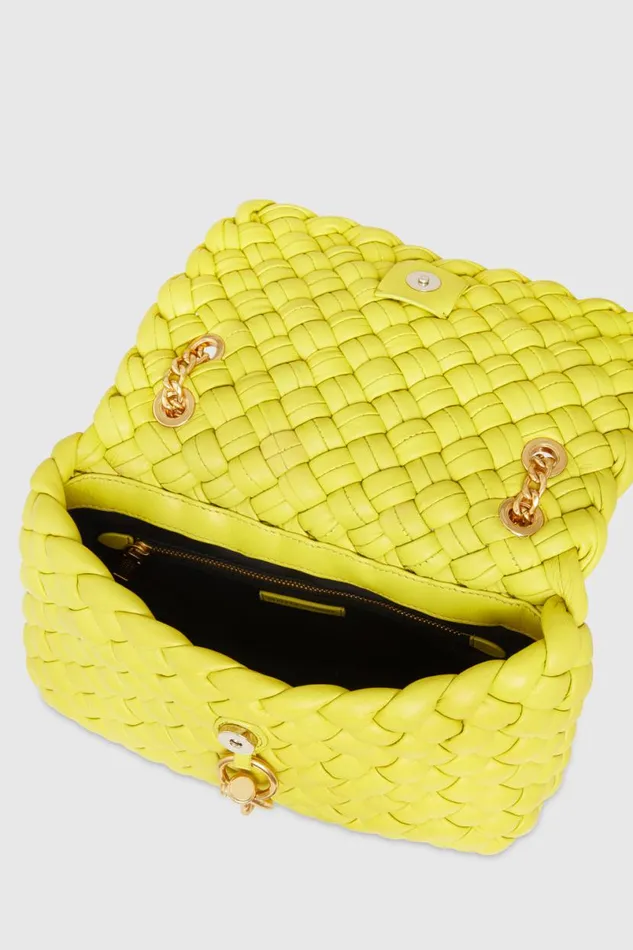 Handbags Shoulder Bags Rebecca Minkoff Edie Woven Shoulder Bag Citronantique Brass Handbags Shoulder Bags Rebecca Minkoff Edie Woven Shoulder Bag Citronantique Brass