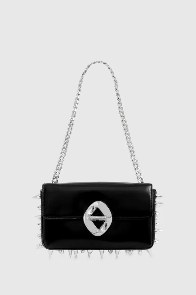 Handbags Shoulder Bags Rebecca Minkoff Punk G Small Chain Shoulder Bag Blacksilver Handbags Shoulder Bags Rebecca Minkoff Punk G Small Chain Shoulder Bag Blacksilver