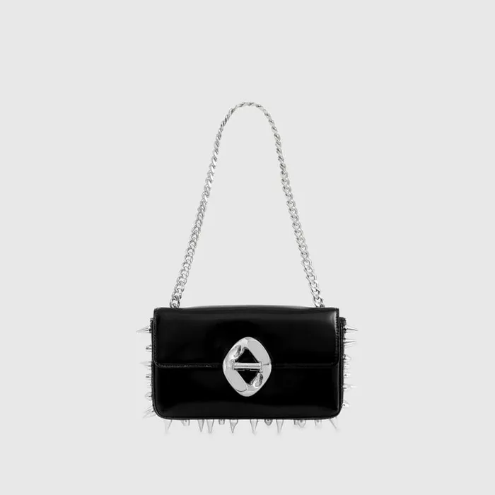 Handbags Shoulder Bags Rebecca Minkoff Punk G Small Chain Shoulder Bag Blacksilver Handbags Shoulder Bags Rebecca Minkoff Punk G Small Chain Shoulder Bag Blacksilver