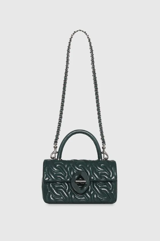 Handbags Top Handle Bags Rebecca Minkoff Top Handle Crossbody With Chain Quilt Deep Jadegunmetal Handbags Top Handle Bags Rebecca Minkoff Top Handle Crossbody With Chain Quilt Deep Jadegunmetal