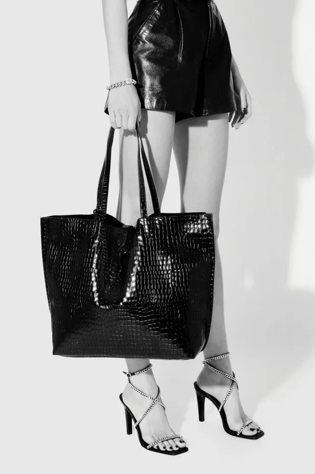 Handbags Tote Bags Rebecca Minkoff Megan Soft Large Tote Argento