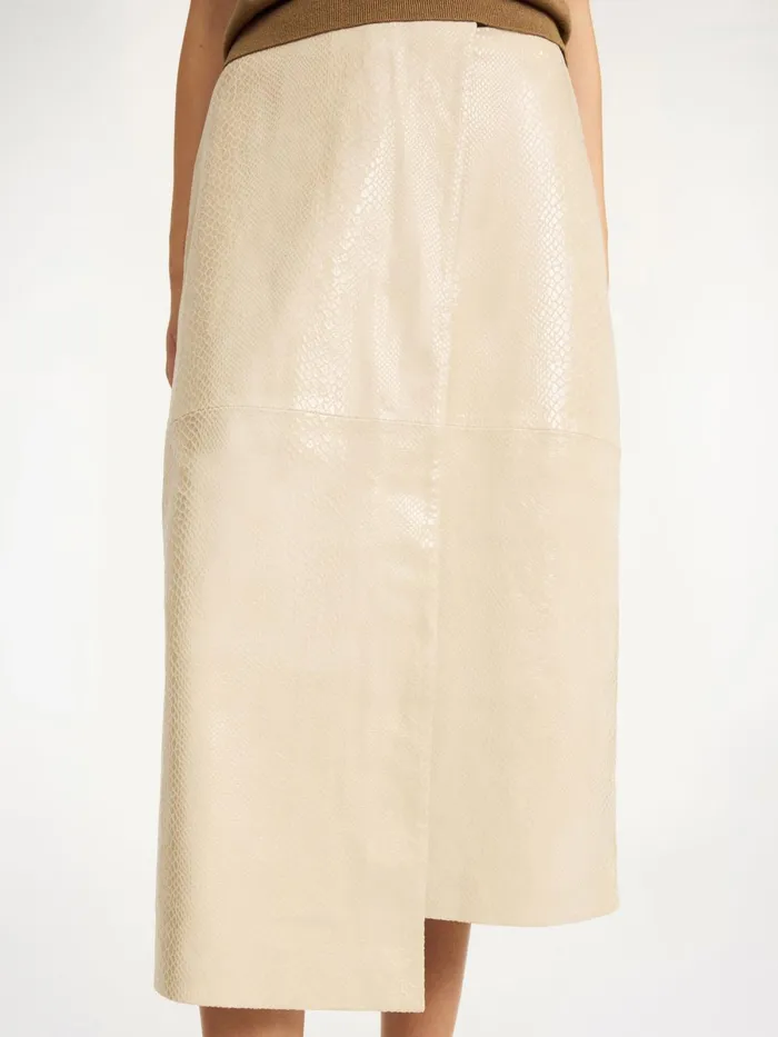 Hannas Leather Skirt Nomad Women By Malene Birger Skirts