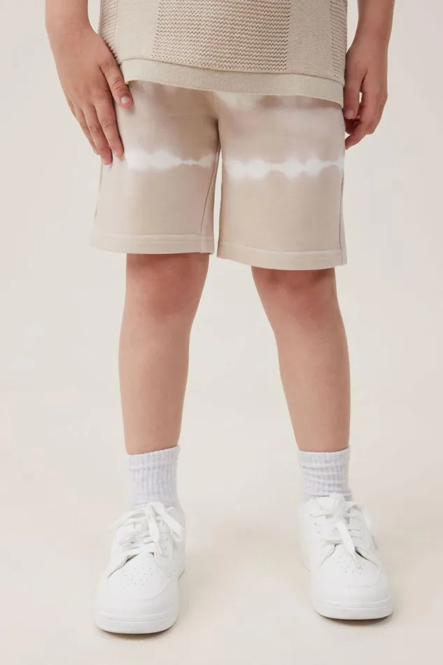 Harlow Longline Fleece Short Rainy Dayvanilla Tie Dye Boys Cotton On Shorts
