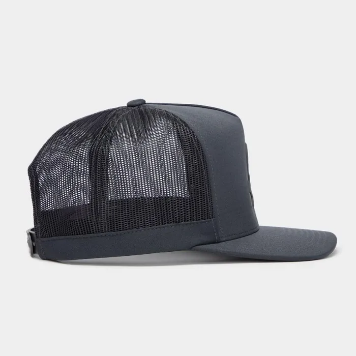 Hats Men GFORE MONOCHROME SKULL and TEES INTERLOCK KNIT TALL TRUCKER HAT Charcoal Hats Men GFORE MONOCHROME SKULL and TEES INTERLOCK KNIT TALL TRUCKER HAT Charcoal