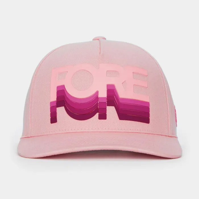 Hats MenWomen GFORE FORE OMBR STRETCH TWILL SNAPBACK HAT Blush
