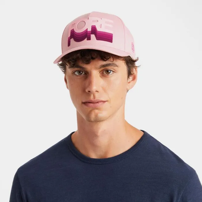 Hats MenWomen GFORE FORE OMBR STRETCH TWILL SNAPBACK HAT Blush