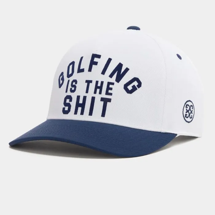 Hats MenWomen GFORE GOLFING IS THE SHT STRETCH TWILL SNAPBACK HAT Snow