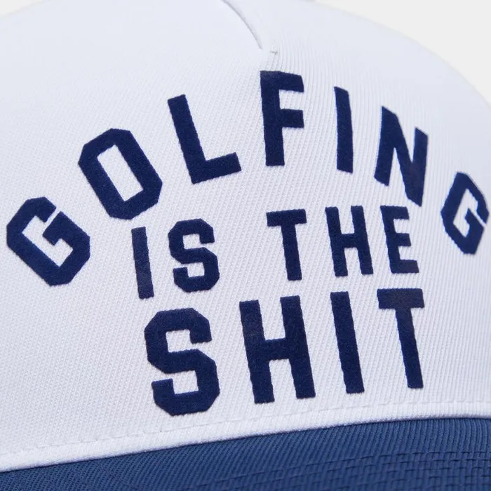 Hats MenWomen GFORE GOLFING IS THE SHT STRETCH TWILL SNAPBACK HAT Snow Hats MenWomen GFORE GOLFING IS THE SHT STRETCH TWILL SNAPBACK HAT Snow