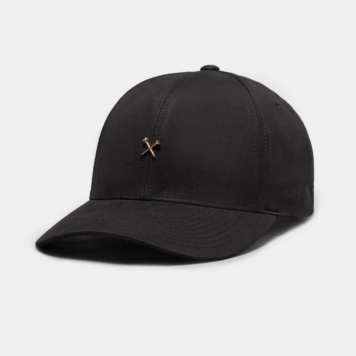 Hats MenWomen GFORE METAL TEES WAXED COTTON LOW PROFILE HAT Onyx