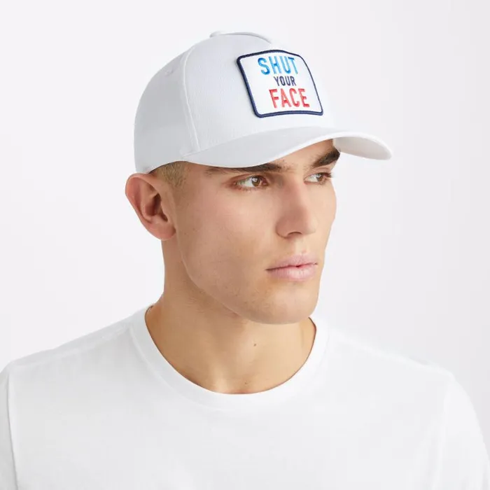 Hats MenWomen GFORE SHUT YOUR FACE STRETCH TWILL SNAPBACK HAT Snow Hats MenWomen GFORE SHUT YOUR FACE STRETCH TWILL SNAPBACK HAT Snow