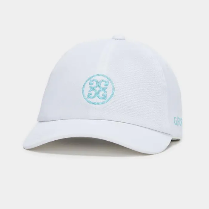 Hats Women GFORE CIRCLE G039S STRETCH TWILL SNAPBACK HAT Snow