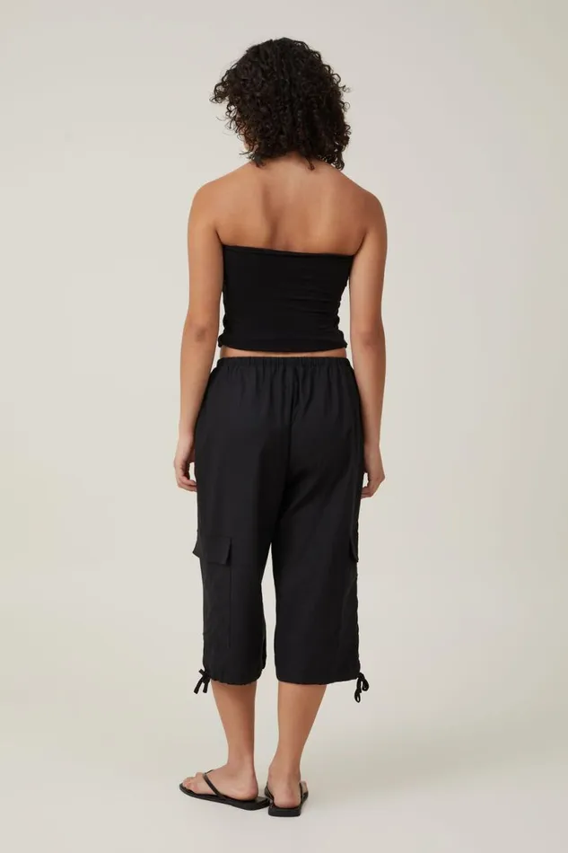 Haven Capri Pant Black Women Cotton On Pants