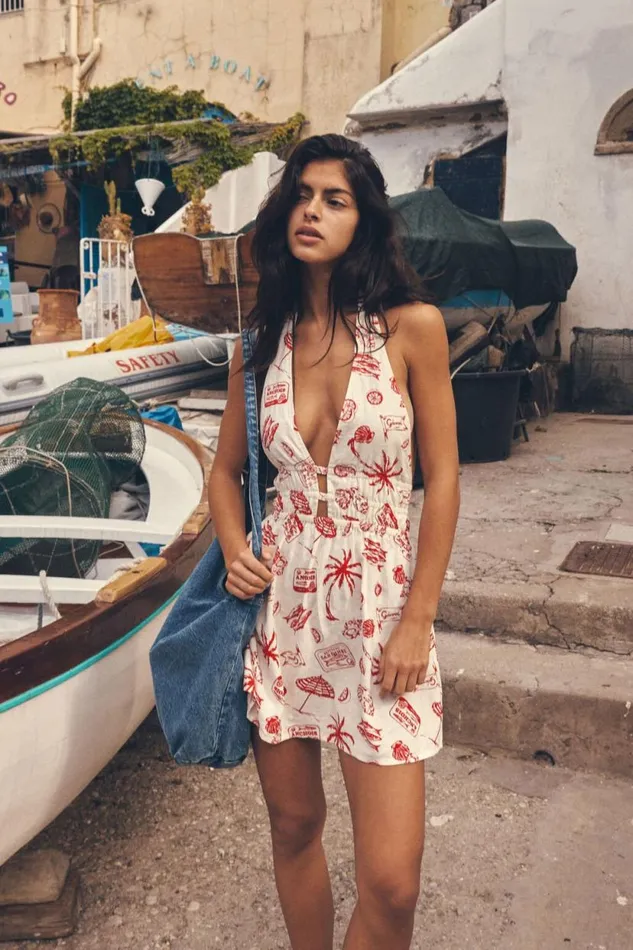 Haven Halter Mini Dress Mediterranean Escape Gardenia Women Cotton On Dresses Haven Halter Mini Dress Mediterranean Escape Gardenia Women Cotton On Dresses