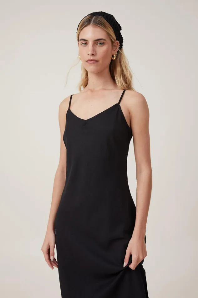 Haven Slip Midi Dress Black Women Cotton On Dresses