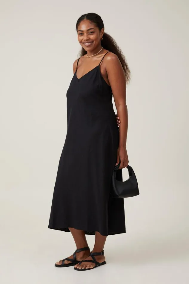Haven Slip Midi Dress Black Women Cotton On Dresses