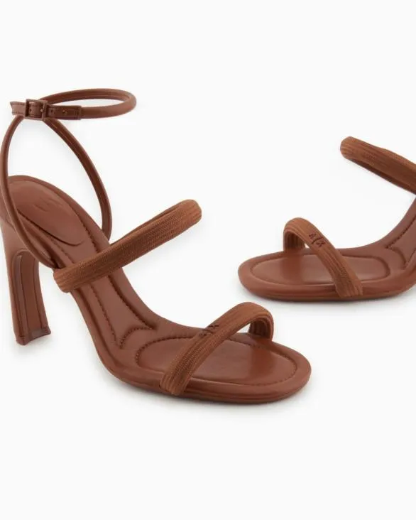 Heeled Sandals With Straps Brown Women Armani Sandals Heeled Sandals With Straps Brown Women Armani Sandals