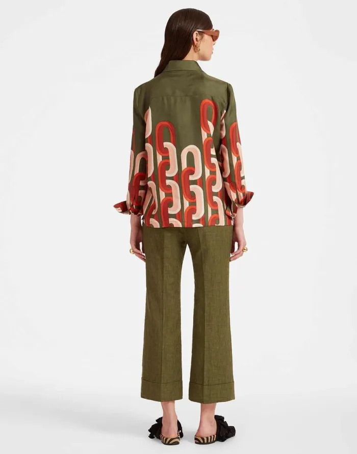 Hendrix Pants Solid Camouflage Women La Double J Shorts and Pants Hendrix Pants Solid Camouflage Women La Double J Shorts and Pants