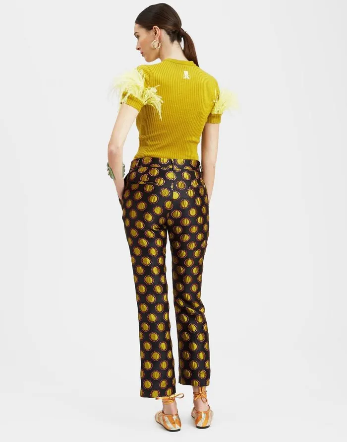 High Kick Tee Lime Women La Double J Knitwear High Kick Tee Lime Women La Double J Knitwear