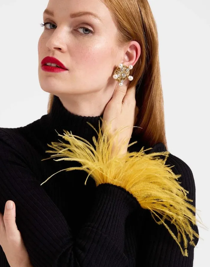 High Kick Top Black Women La Double J Knitwear