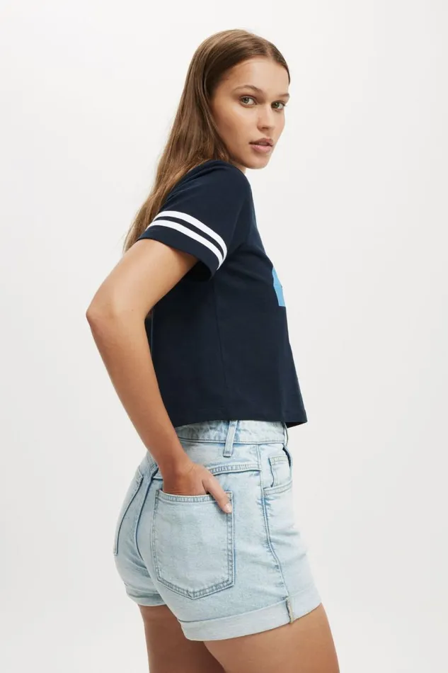 High Rise Classic Stretch Denim Short Air Blue Women Cotton On Shorts High Rise Classic Stretch Denim Short Air Blue Women Cotton On Shorts
