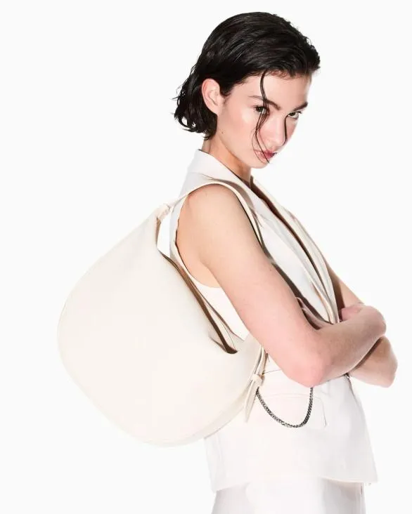 Hobo Bags White Women Armani Shoulder Bags