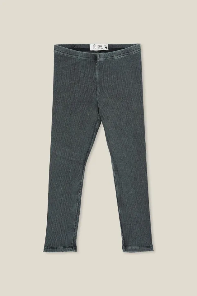 Huggie Tights Blackwash Girls Cotton On Leggings Pants and Jeans