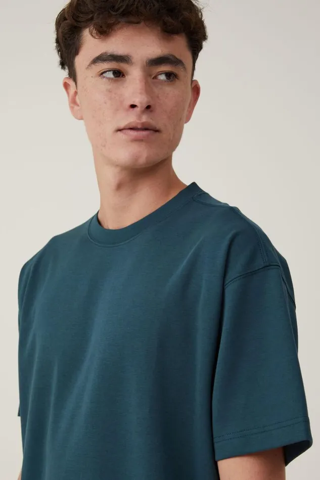 Hyperweave TShirt Deep Sea Teal Men Cotton On Tees and Tanks Hyperweave TShirt Deep Sea Teal Men Cotton On Tees and Tanks