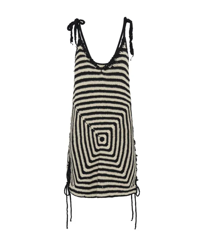 HYPNOTIZED HAND CROCHET DRESS Women One Teaspoon Mini Dresses