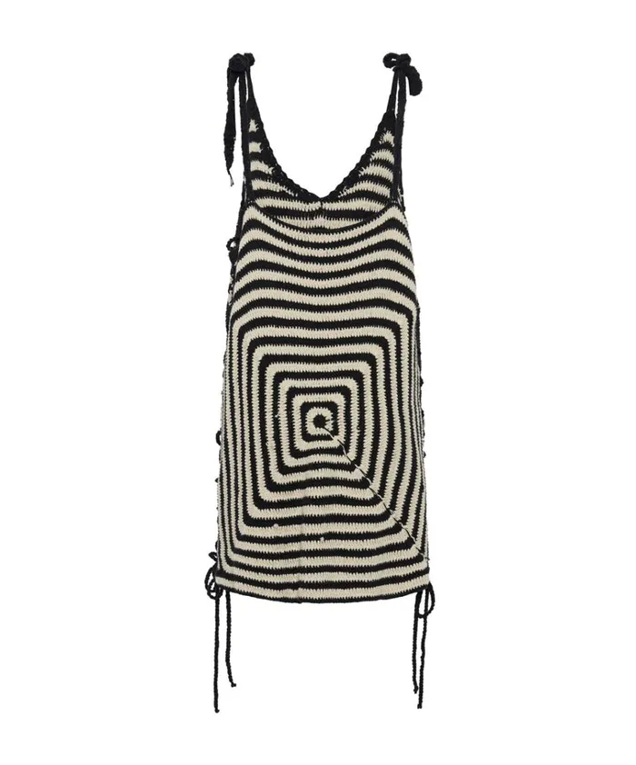 HYPNOTIZED HAND CROCHET DRESS Women One Teaspoon Mini Dresses