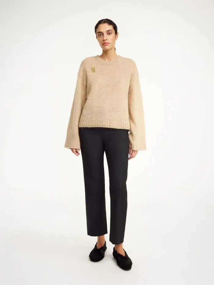 Igda StraightLeg Trousers Black Women By Malene Birger Trousers