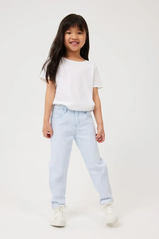 India Mom Jean Bleach Blue Wash Girls Cotton On Leggings Pants and Jeans India Mom Jean Bleach Blue Wash Girls Cotton On Leggings Pants and Jeans
