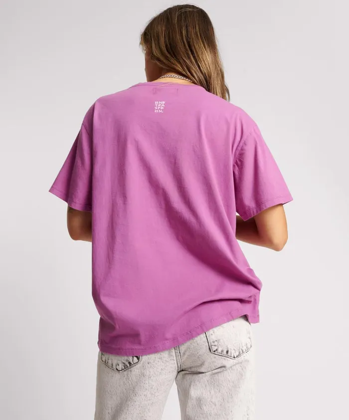 ITS A WILD WORLD BASKETBALL TEE Women One Teaspoon Basic Tees ITS A WILD WORLD BASKETBALL TEE Women One Teaspoon Basic Tees