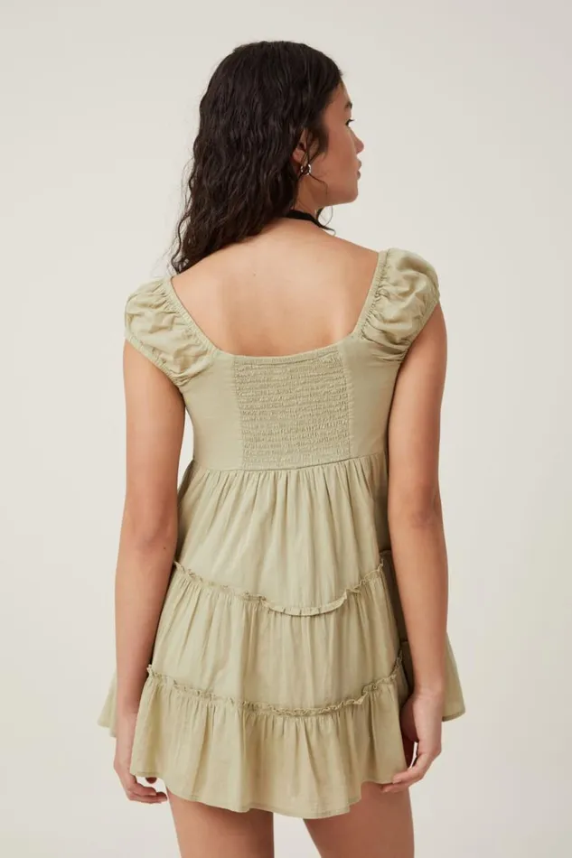Ivy Corset Mini Dress Desert Sage Women Cotton On Dresses