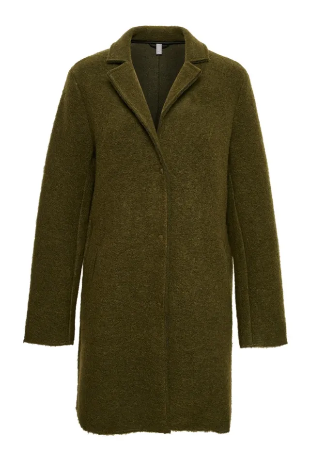 Jackets and Coats Women CULTURE CUbirgith Wool Coat Burnt Olive