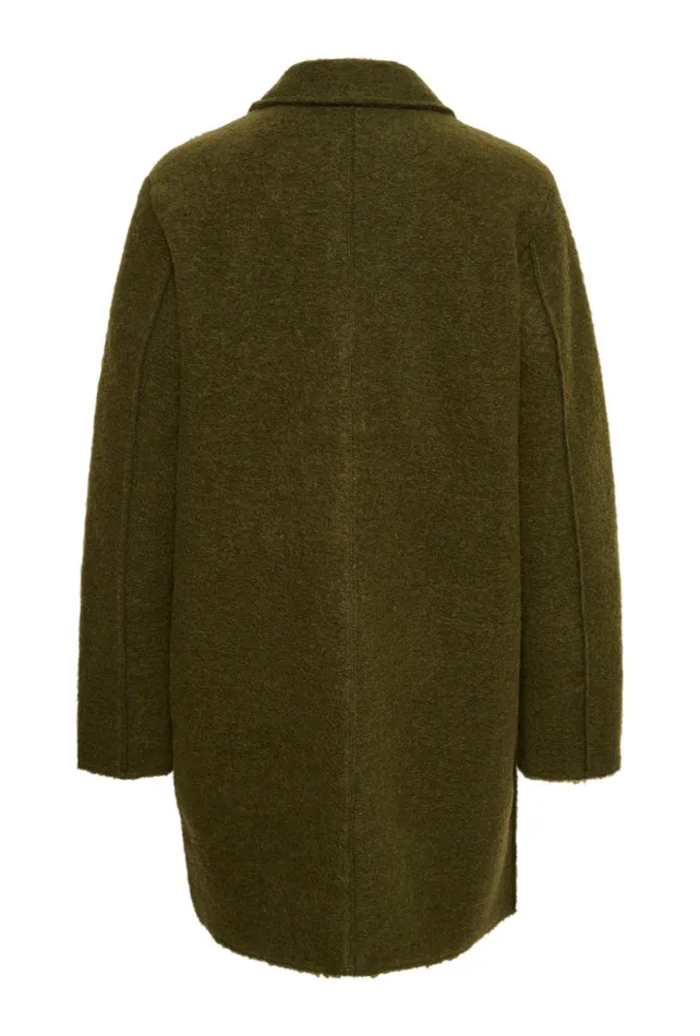 Jackets and Coats Women CULTURE CUbirgith Wool Coat Burnt Olive