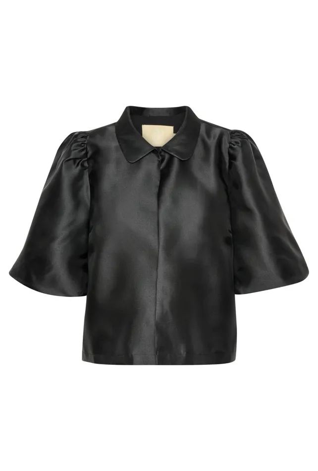 Jackets and Coats Women CULTURE CUtafta Satin Jacket Black