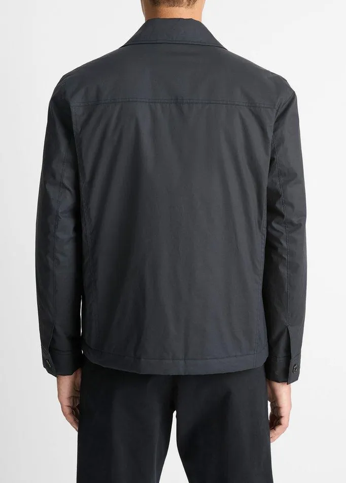 Jackets and Outerwear Men Vince QuiltedLined Cotton Sport Jacket Coastal Blue Jackets and Outerwear Men Vince QuiltedLined Cotton Sport Jacket Coastal Blue
