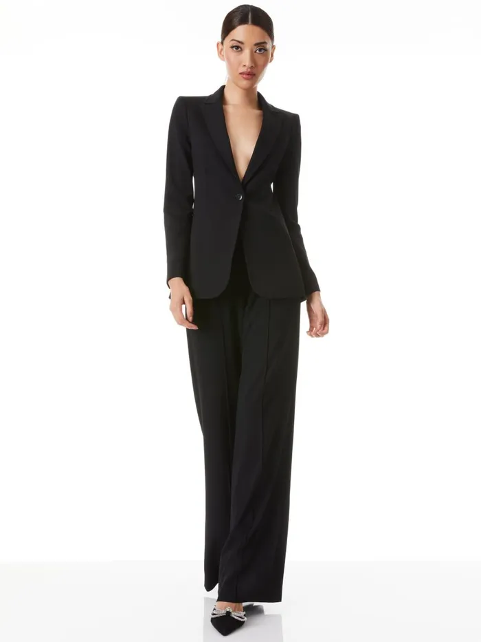 Jackets Coats Women Alice Olivia BREANN FITTED BLAZER Black