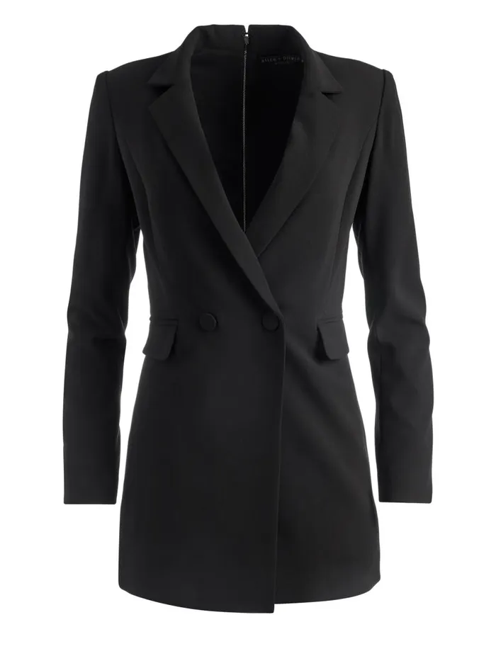 Jackets Coats Women Alice Olivia BREANN FITTED BLAZER Black