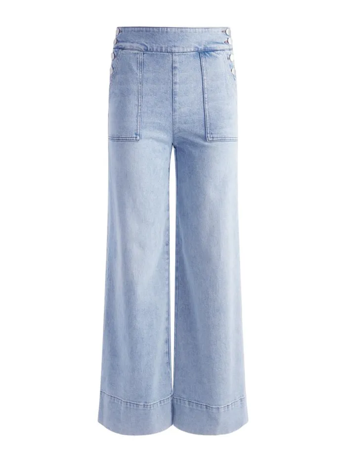 Jeans Women Alice Olivia DONALD HIGH WAISTED JEAN Rockstar Blue