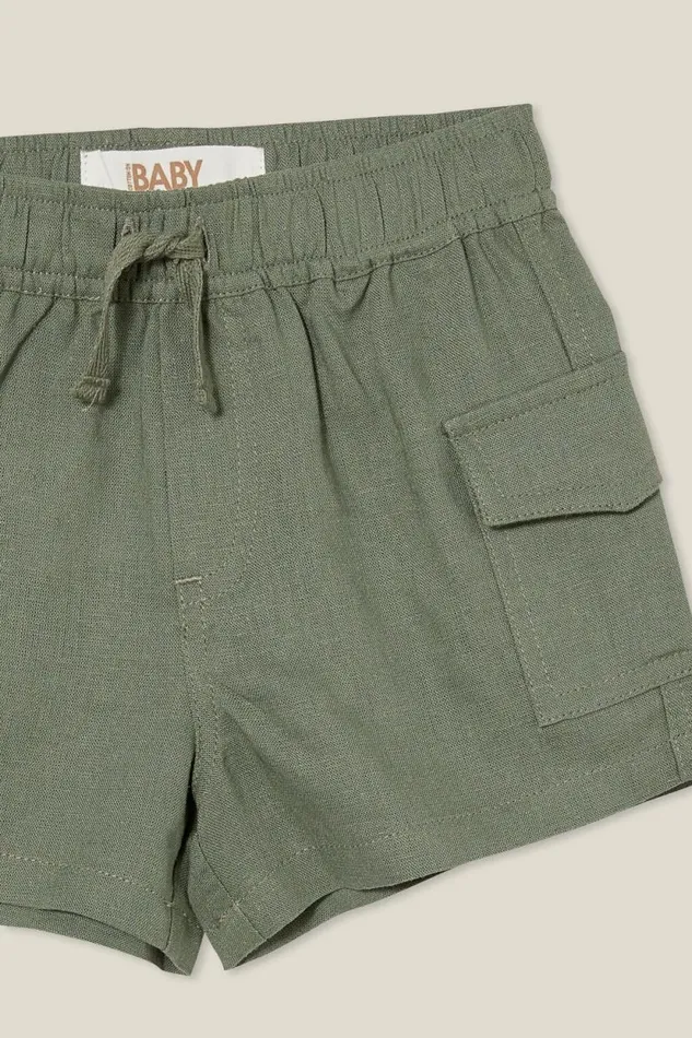 Jerry Relaxed Cargo Short Swag Green Baby Cotton On Bottoms Jerry Relaxed Cargo Short Swag Green Baby Cotton On Bottoms