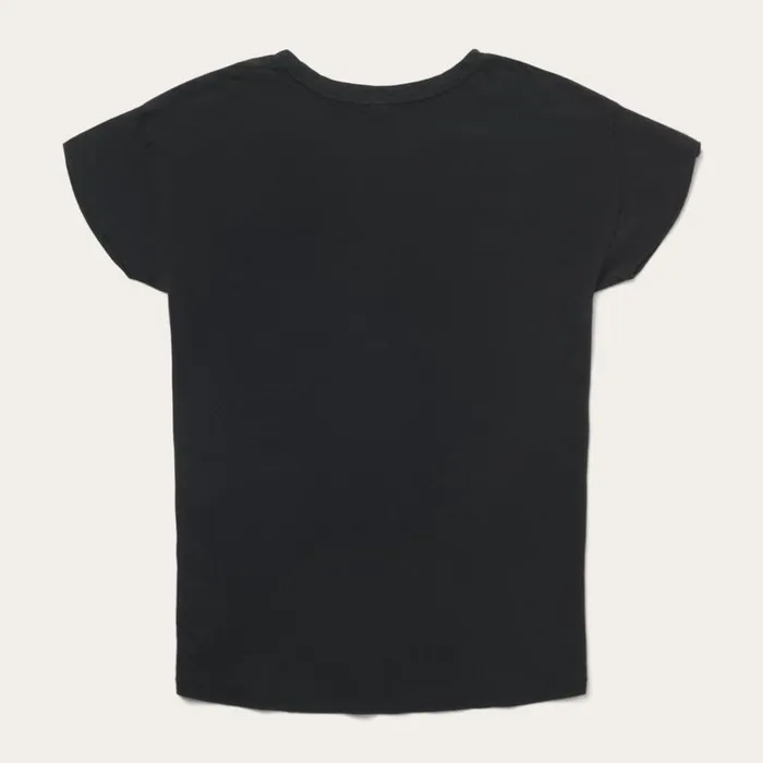 John B Stetson Eagle Graphic Tee Black Women Stetson Tees