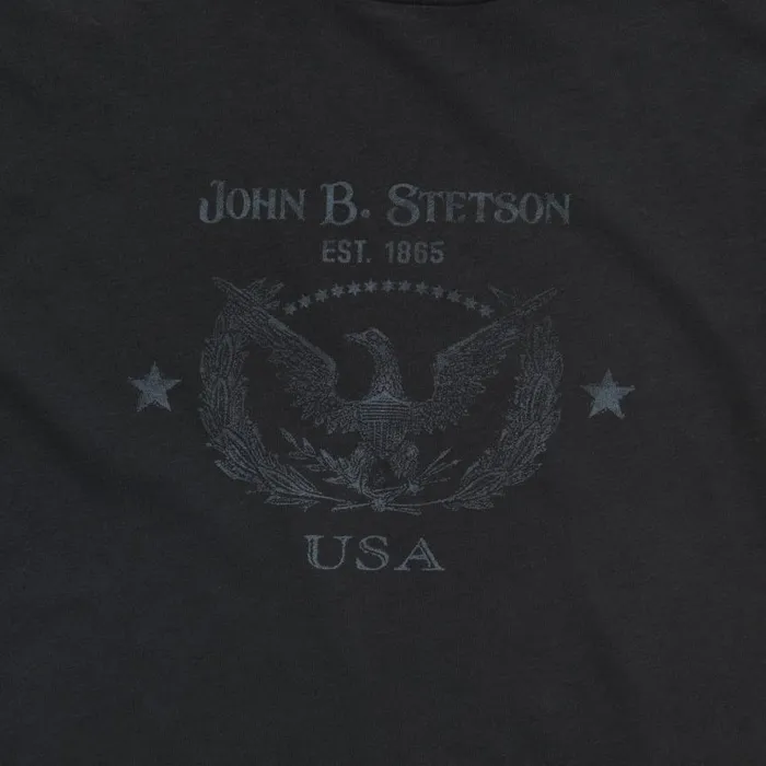 John B Stetson Eagle Graphic Tee Black Women Stetson Tees