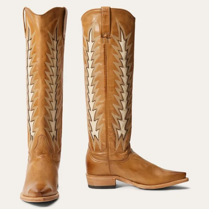 Johnnie Boots Brown Women Stetson Western